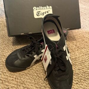 Onitsuka Tiger Black and White Sneakers